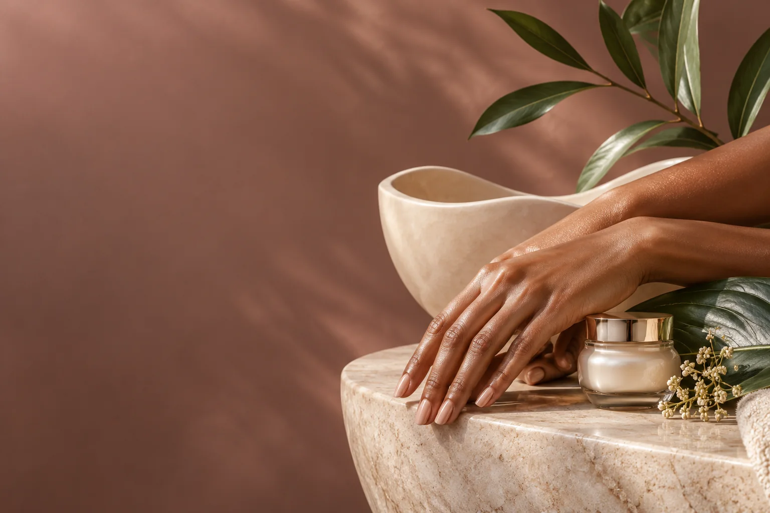 Editorial skincare still life