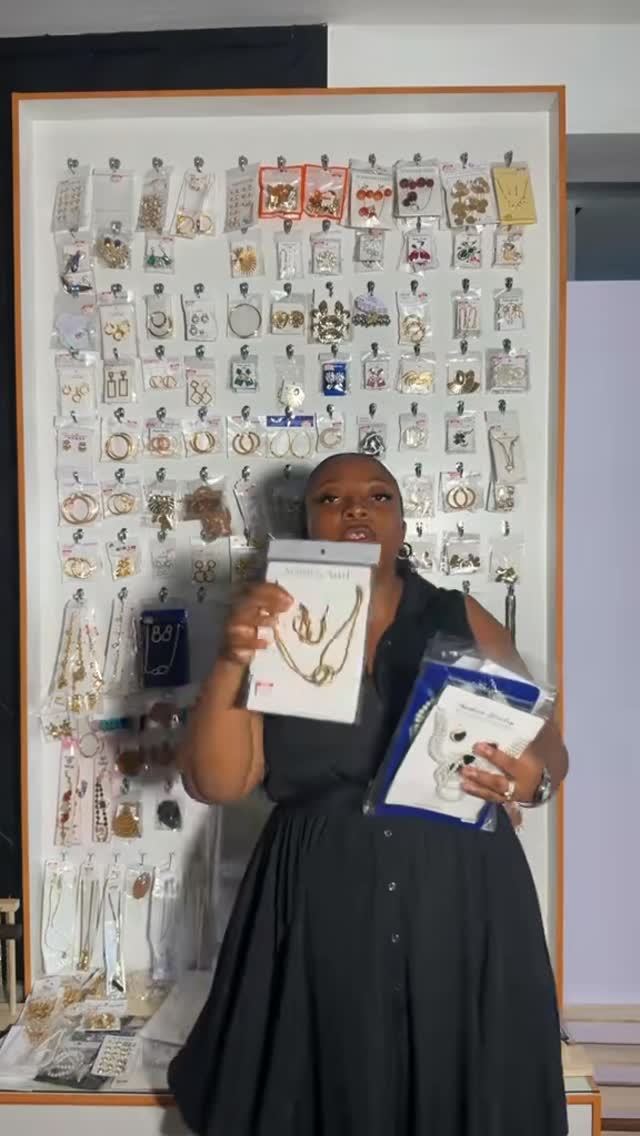 Amara showing jewellery pieces